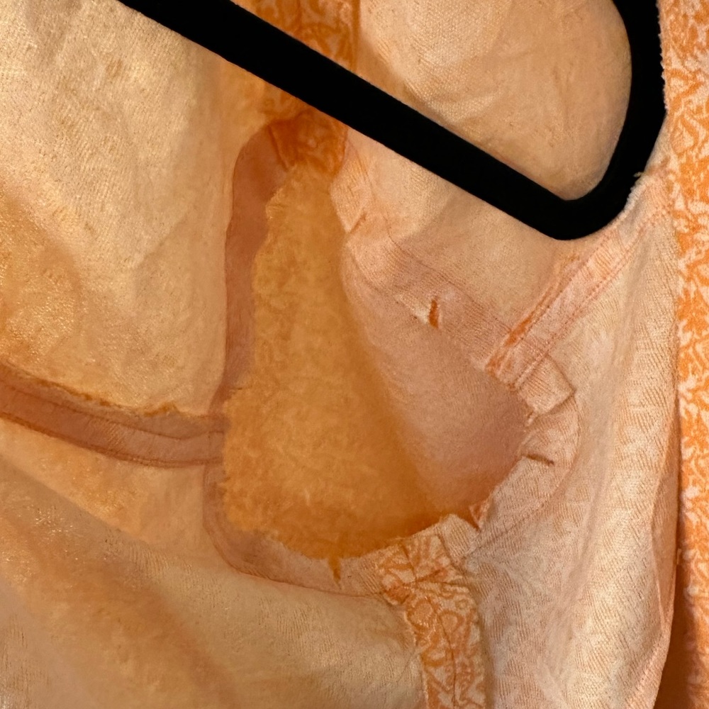 Orange Patterned Women's Jacket - Picture 6 of 8